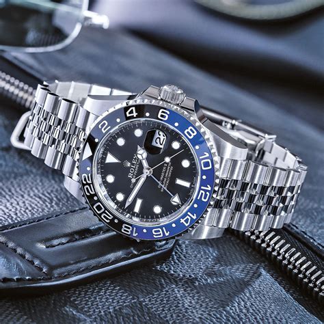 rolex gmt ii batman|rolex batman 2023 price.